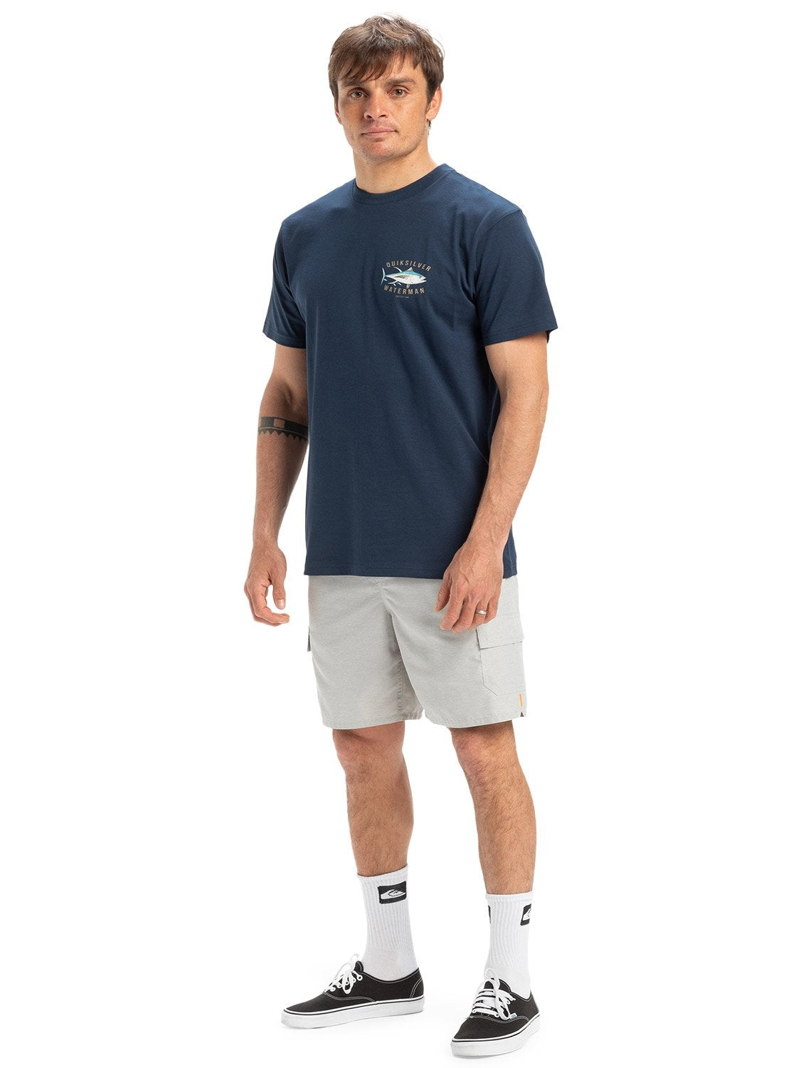 Quiksilver Men's Yellow Fins T-Shirt