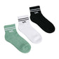 RVCA Ladies Mini Crew 3 Pack Sock