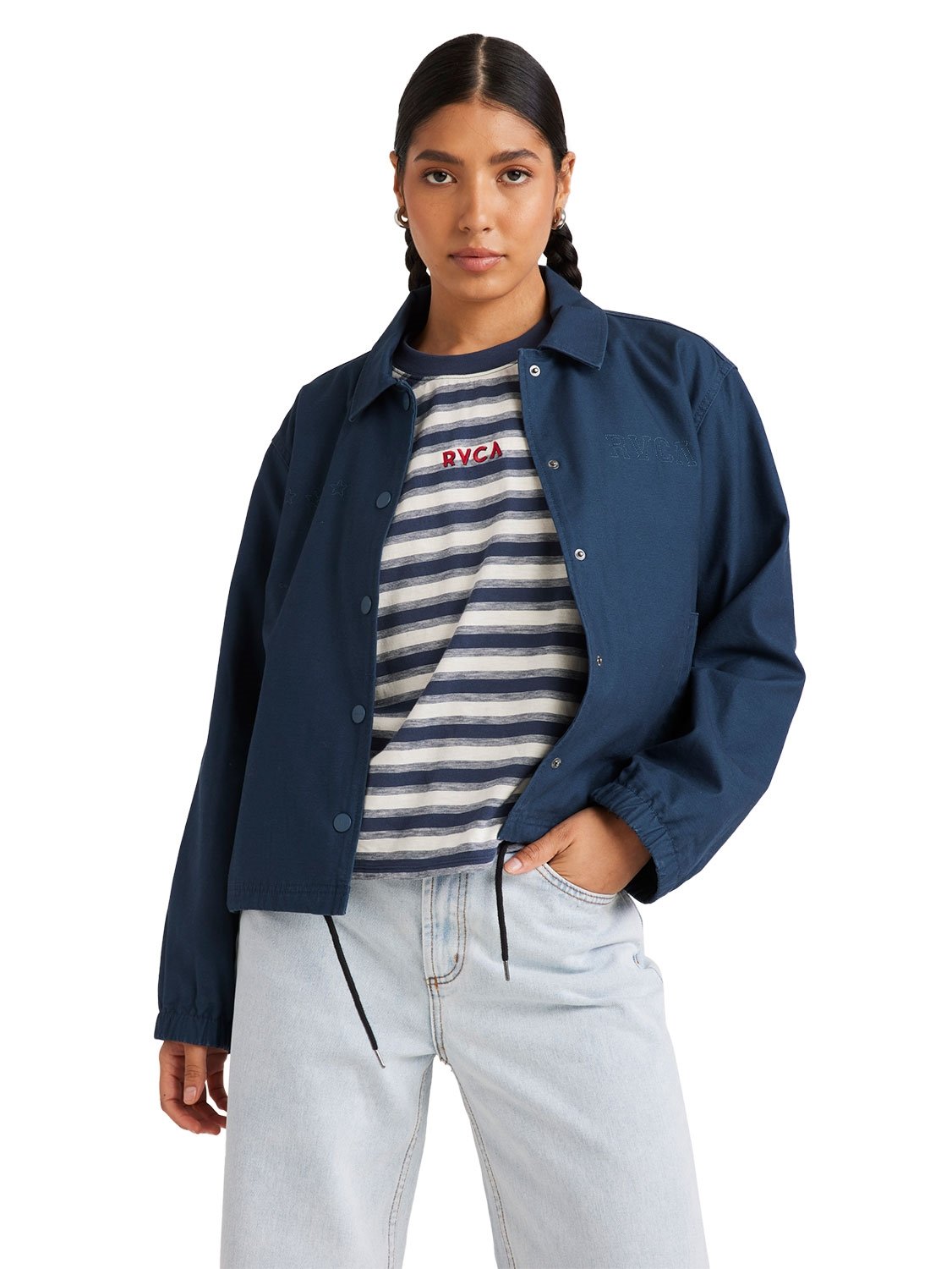 RVCA Ladies Twill Coaches Jacket Boardriders