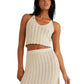 RVCA Ladies Crochet Halter Tank