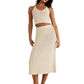 RVCA Ladies Crochet Halter Tank