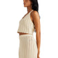 RVCA Ladies Crochet Halter Tank