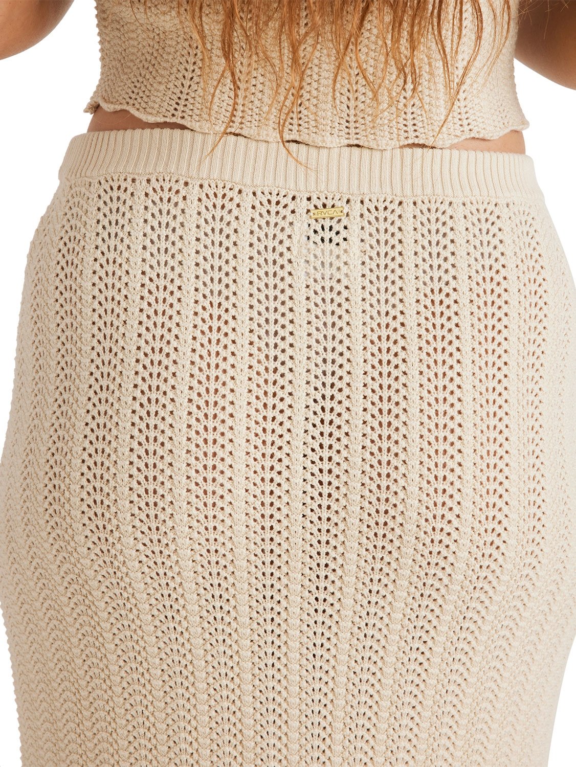 RVCA Ladies Crochet Midi Skirt