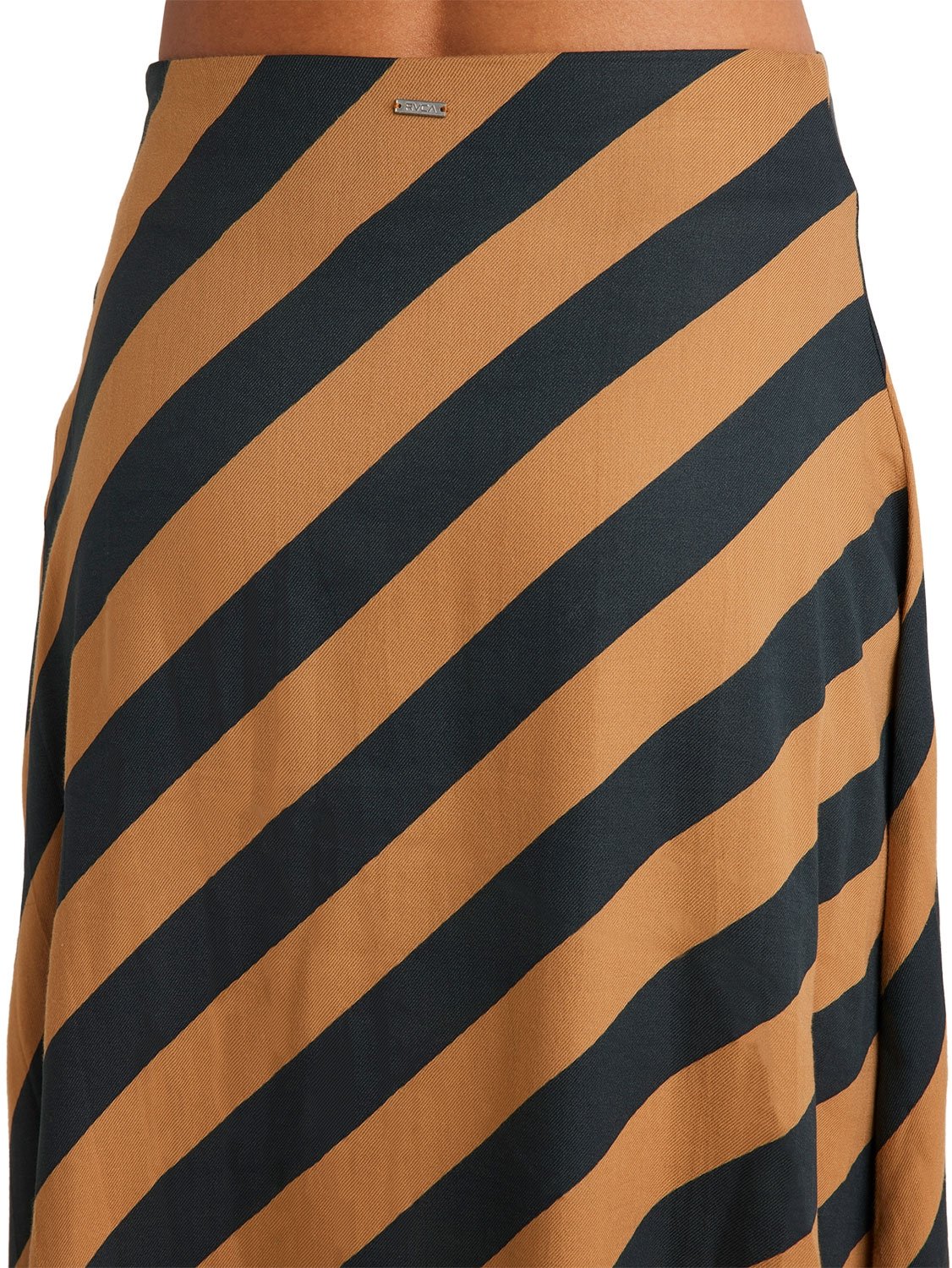 RVCA Ladies Milspec Stripe Annika Midi Skirt