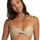 RVCA Ladies Ripple And Twist Bandeau Bikini Top