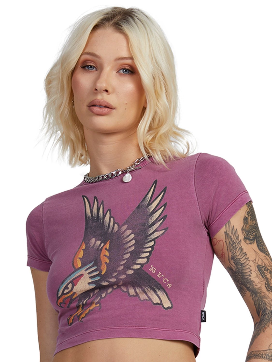 RVCA Ladies Krak Baby T-Shirt