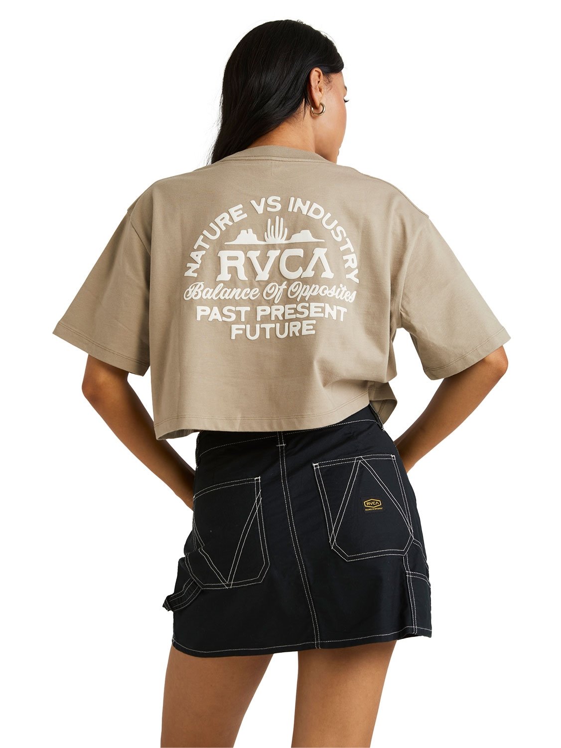 RVCA Ladies Deserted Half T-Shirt