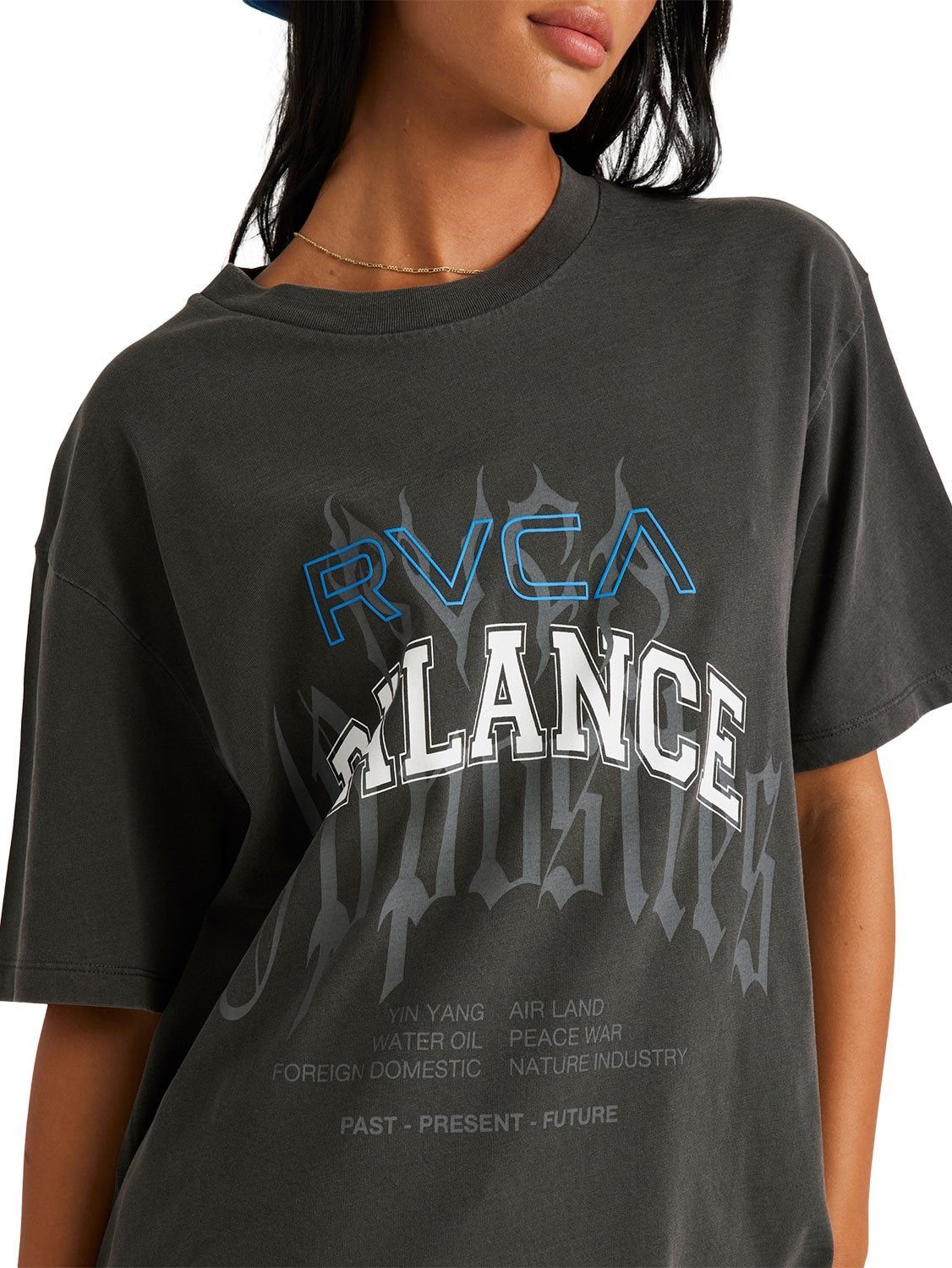 RVCA Ladies Overlay Relaxed T-Shirt