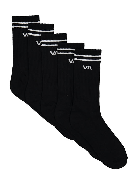 RVCA Men's Union 5 Pack Socks