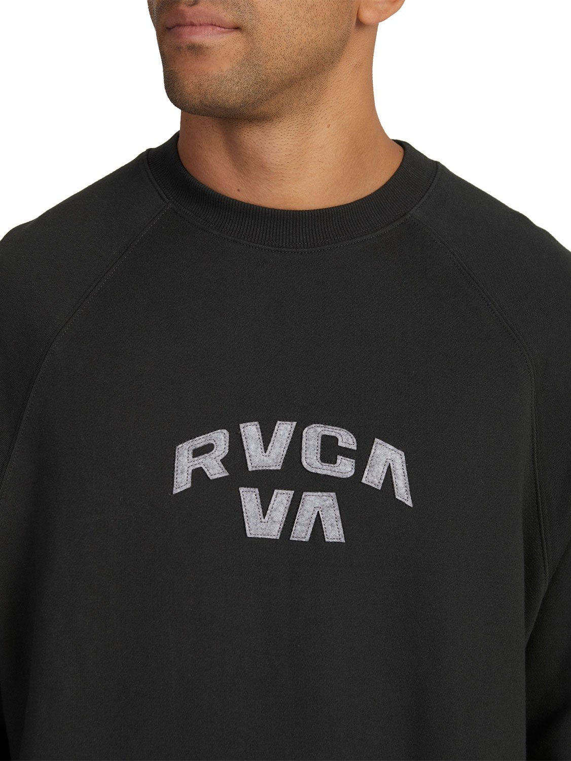 RVCA Men's Strange Times Raglan Crew