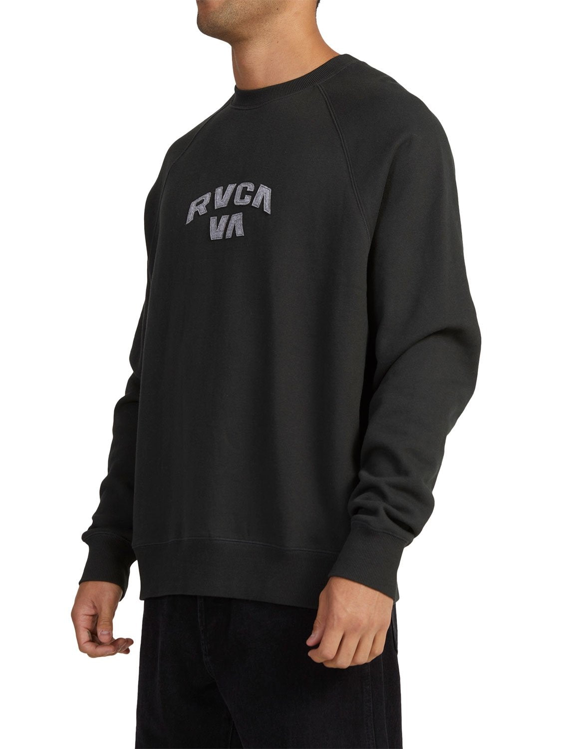 RVCA Men's Strange Times Raglan Crew