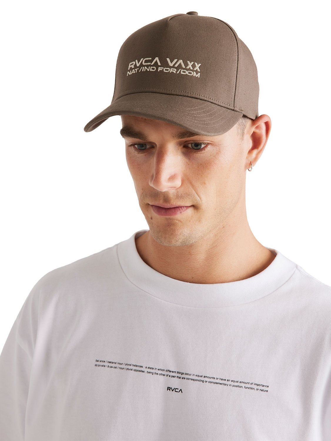 RVCA Men's United Pinched Snapback Cap