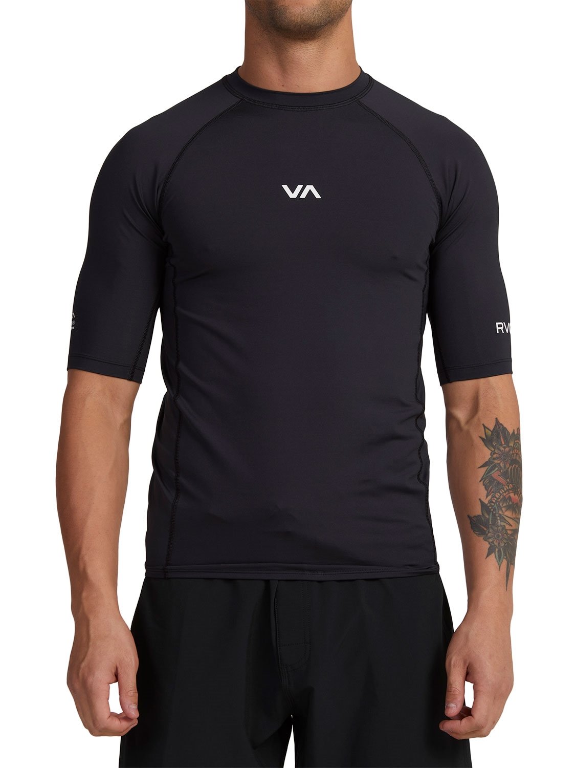 RVCA Men's Short Sleeve Rashguard