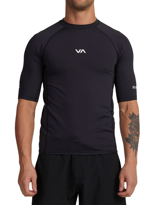 RVCA Men's Short Sleeve Rashguard