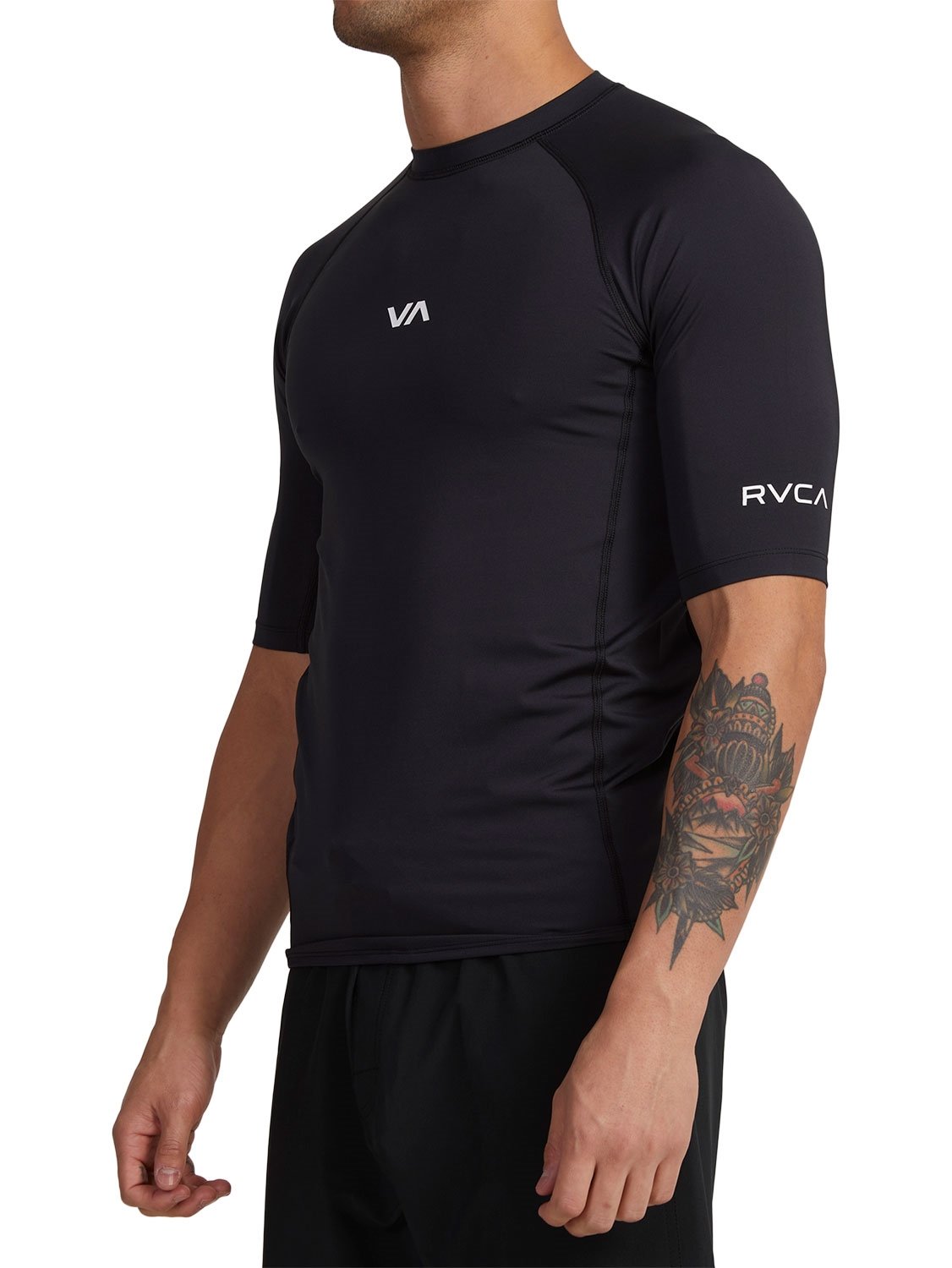 RVCA Men's Short Sleeve Rashguard