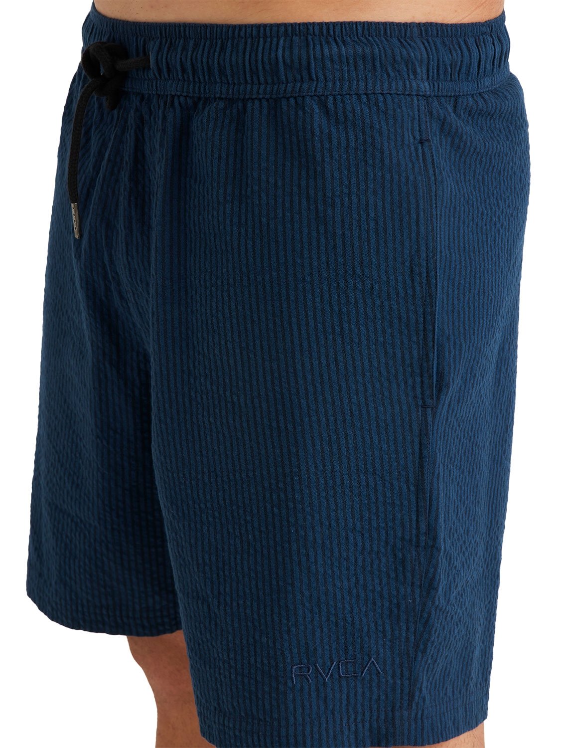 RVCA Men's Seered Striped Elastic Walkshort