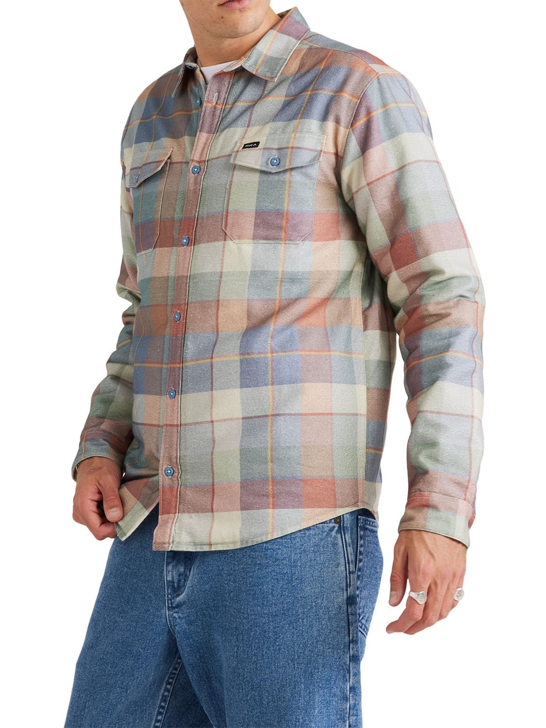 RVCA Men's Replacement Lined Shirt