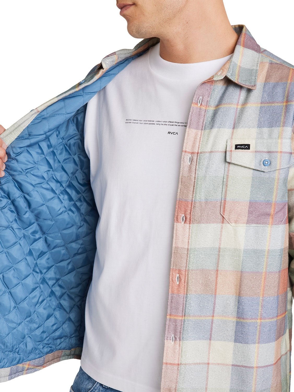 RVCA Men's Replacement Lined Shirt