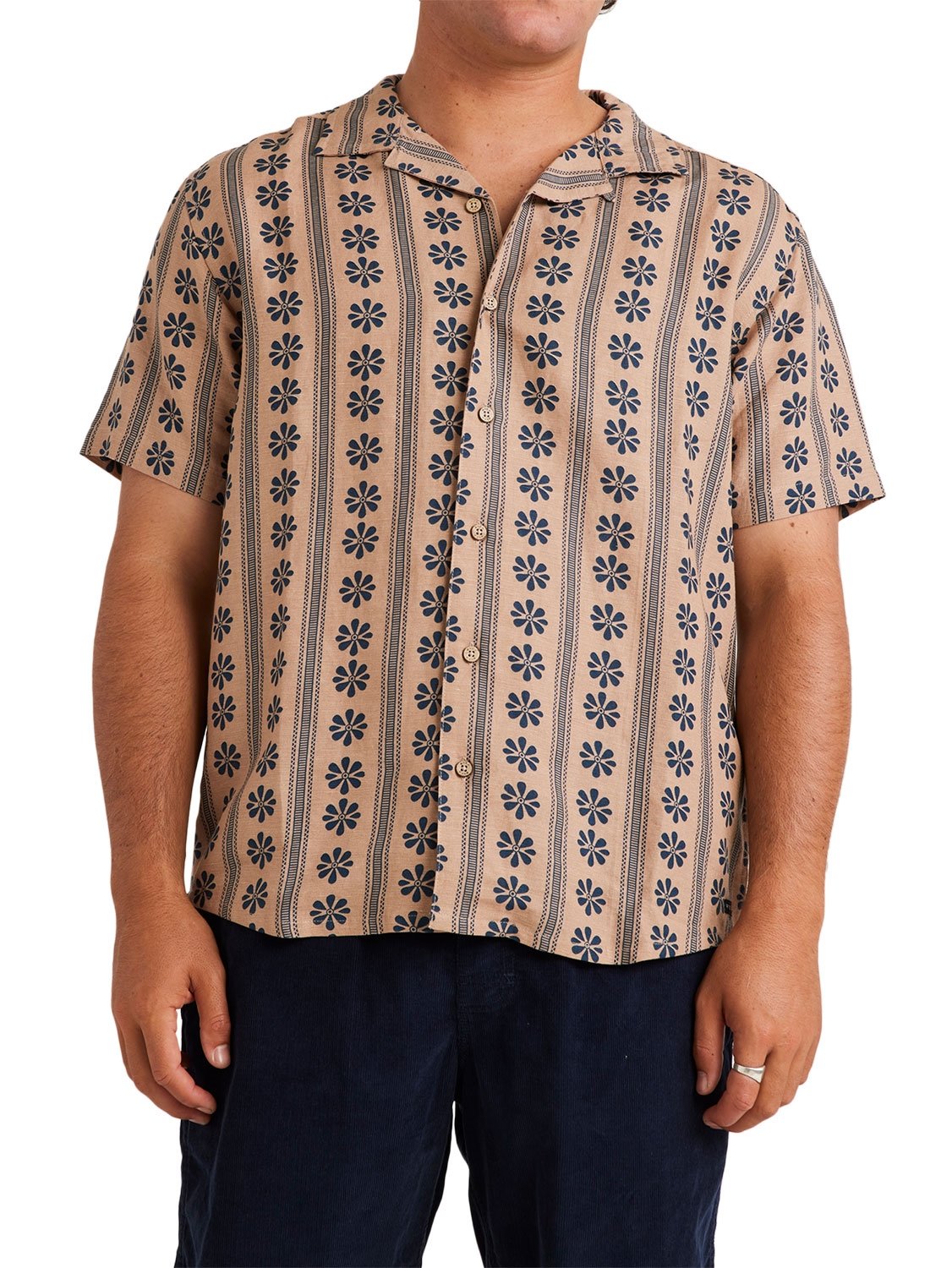 RVCA Men's Daisied Shirt