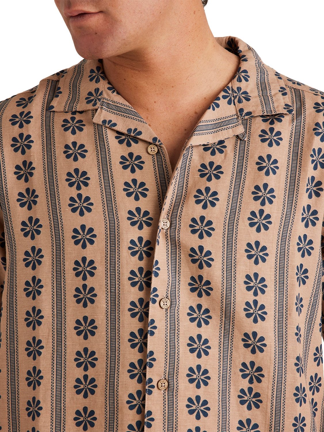 RVCA Men's Daisied Shirt