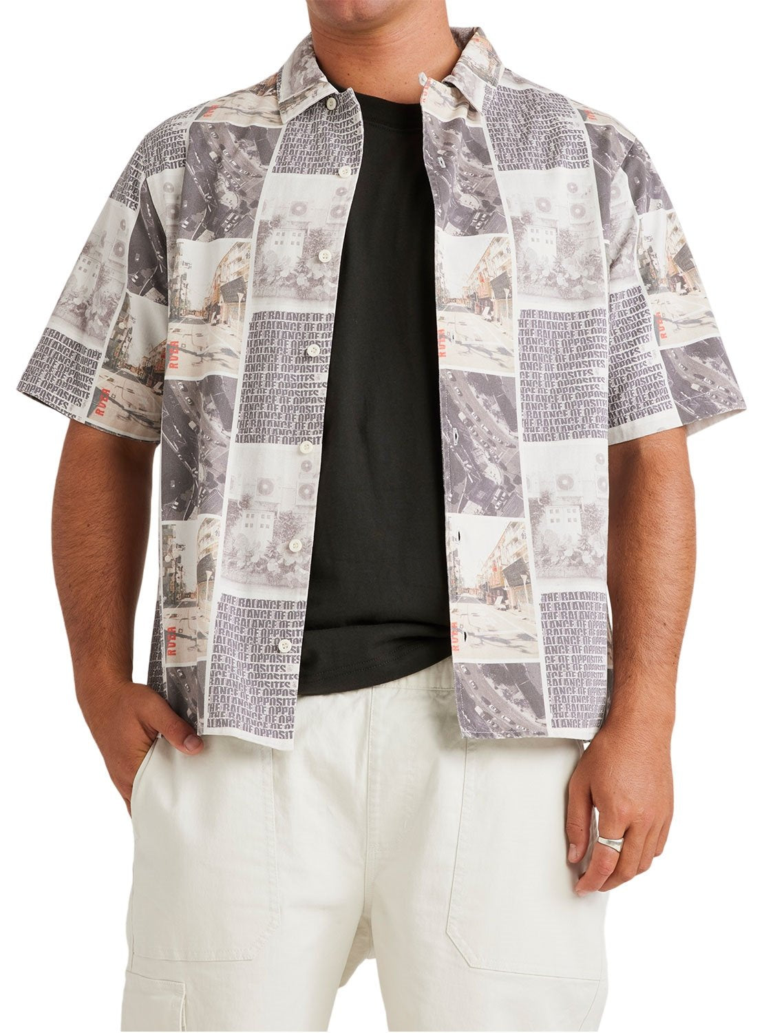 RVCA Men's Kyoto Vintage Shirt