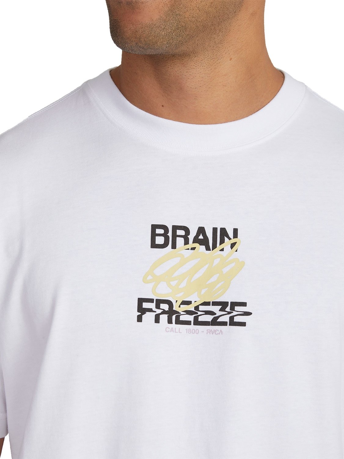RVCA Men's Brain Freeze T-Shirt