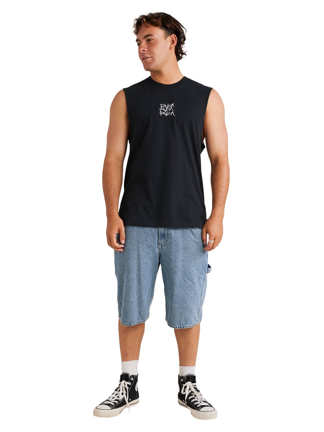 RVCA Men's Scrawls Muscle Vest