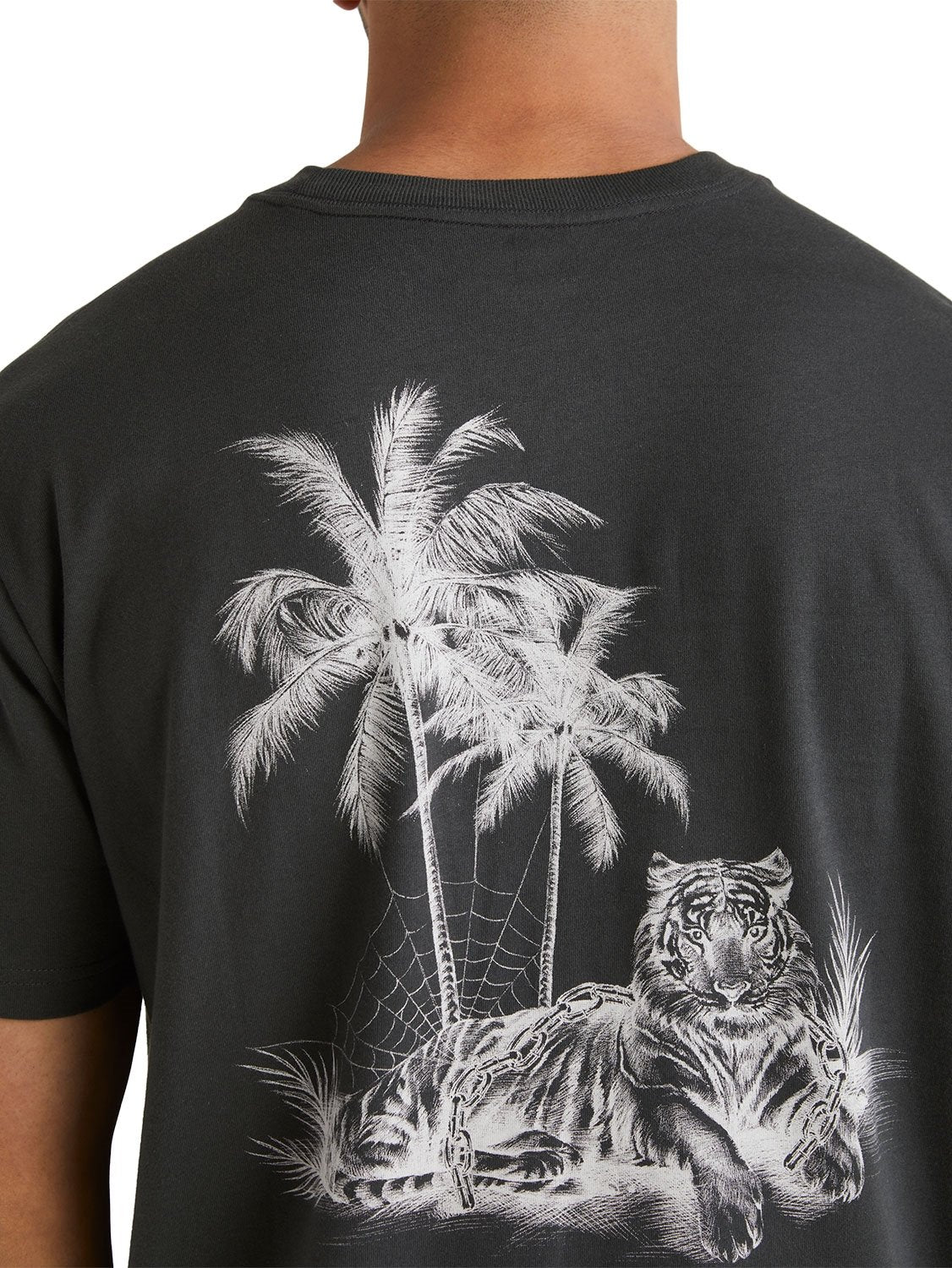 RVCA Men's Benj Beach Tiger T-Shirt