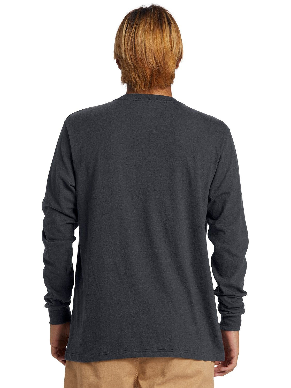 Quiksilver Mens Corp Logo Long Sleeve T-Shirt
