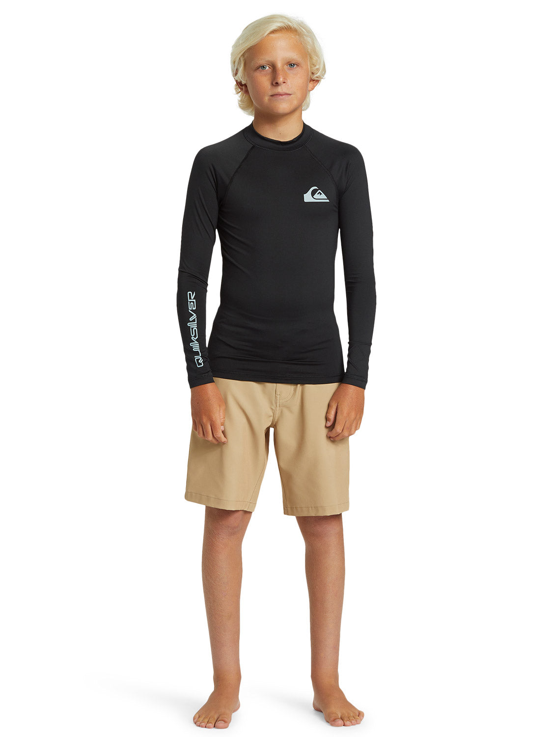Quiksilver Boys Everyday Solid UPF50 Rashvest
