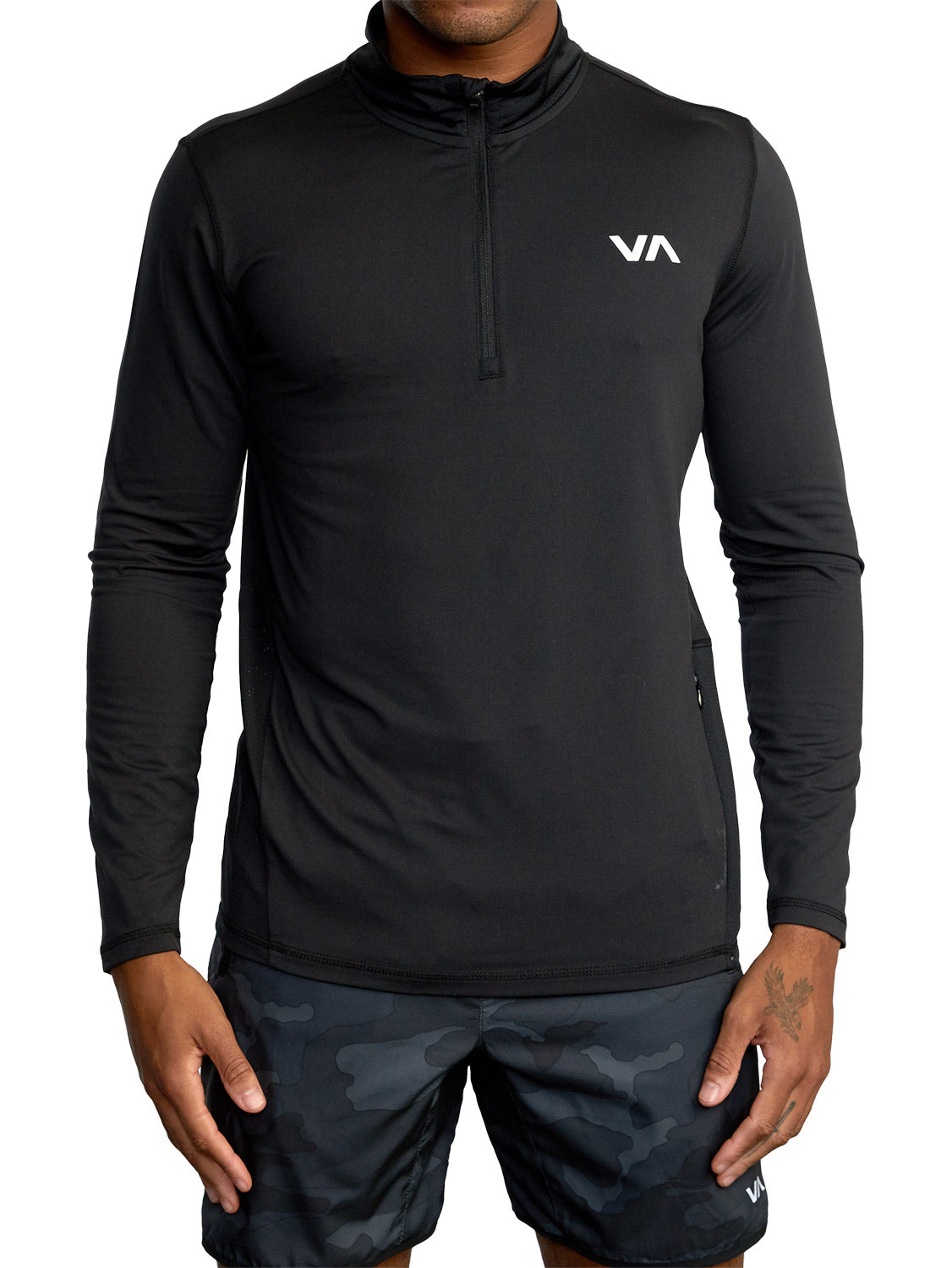 RVCA Men's Half Zip Sport Vent