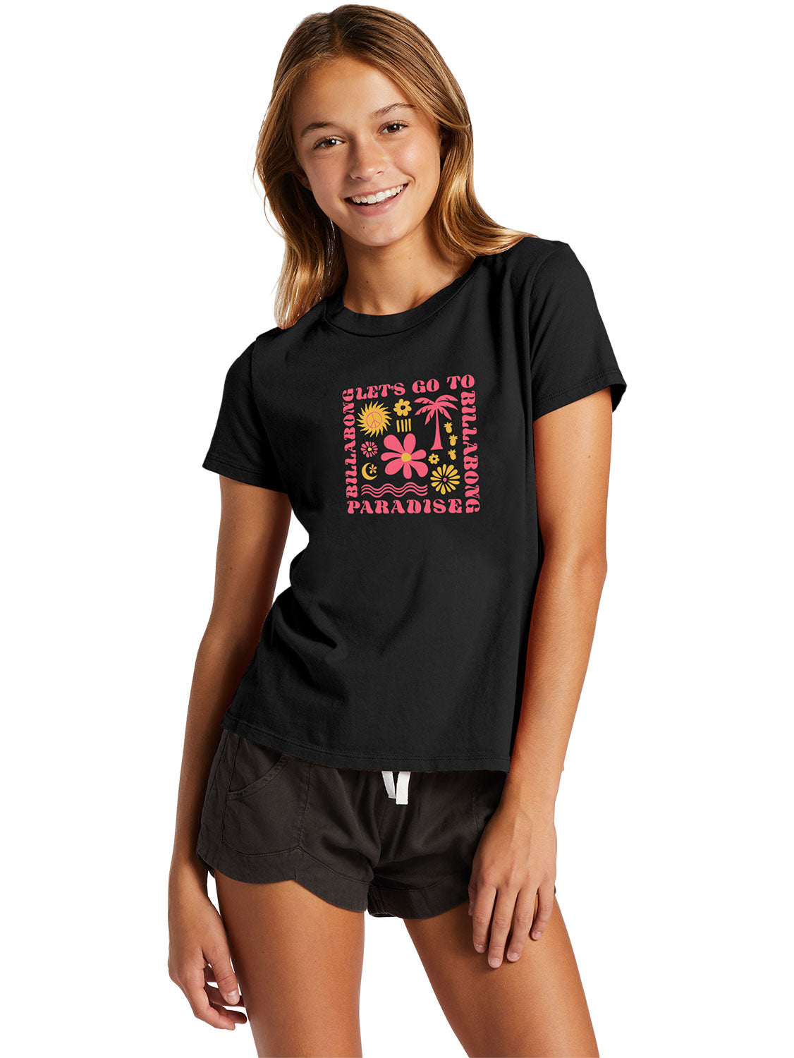 Billabong Girls Let's Go To Paradise T-Shirt