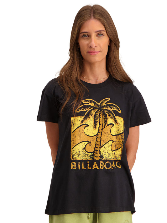 Billabong Ladies Waves And Palm T-Shirt