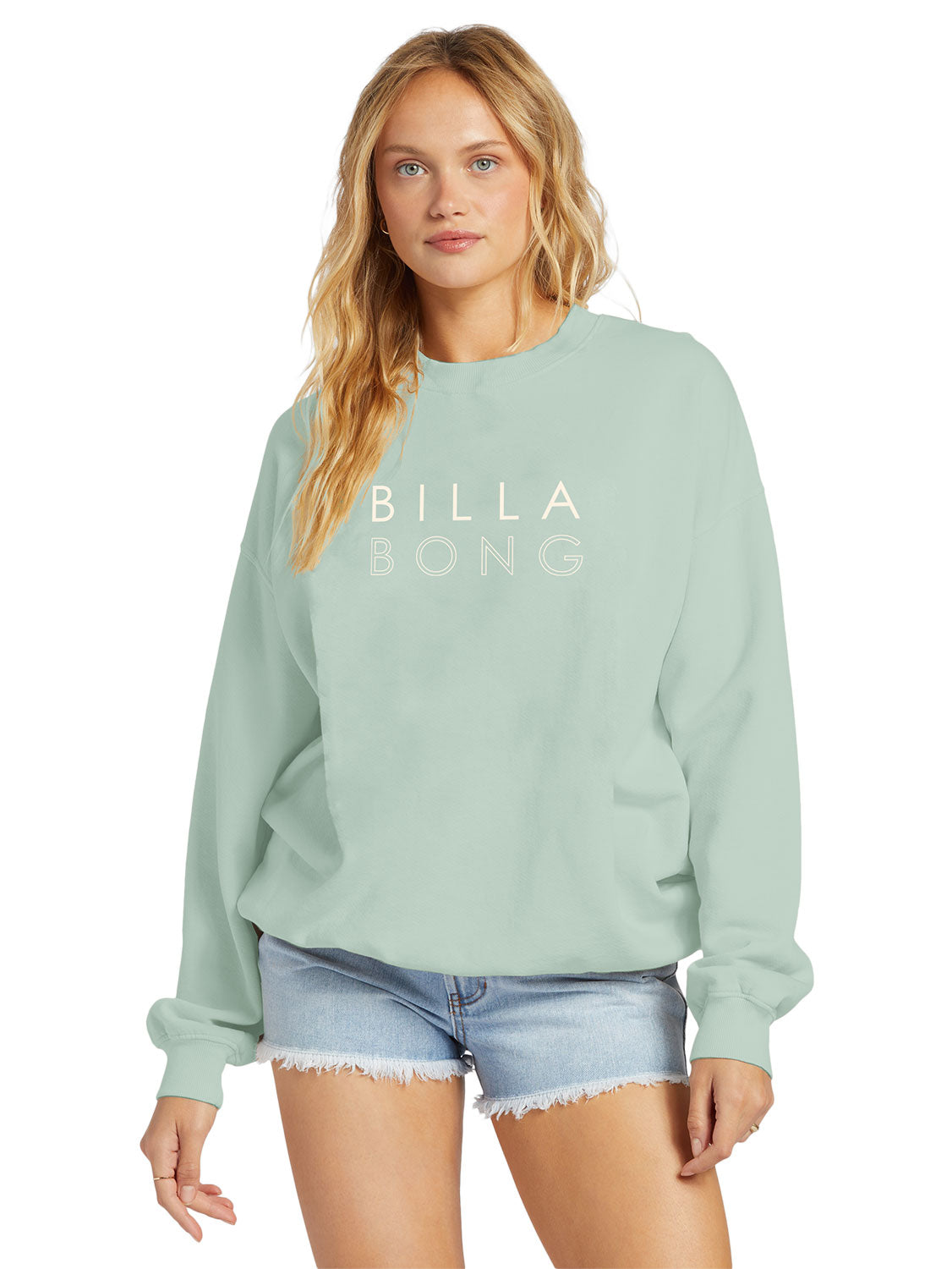 Billabong white sweatshirt hotsell