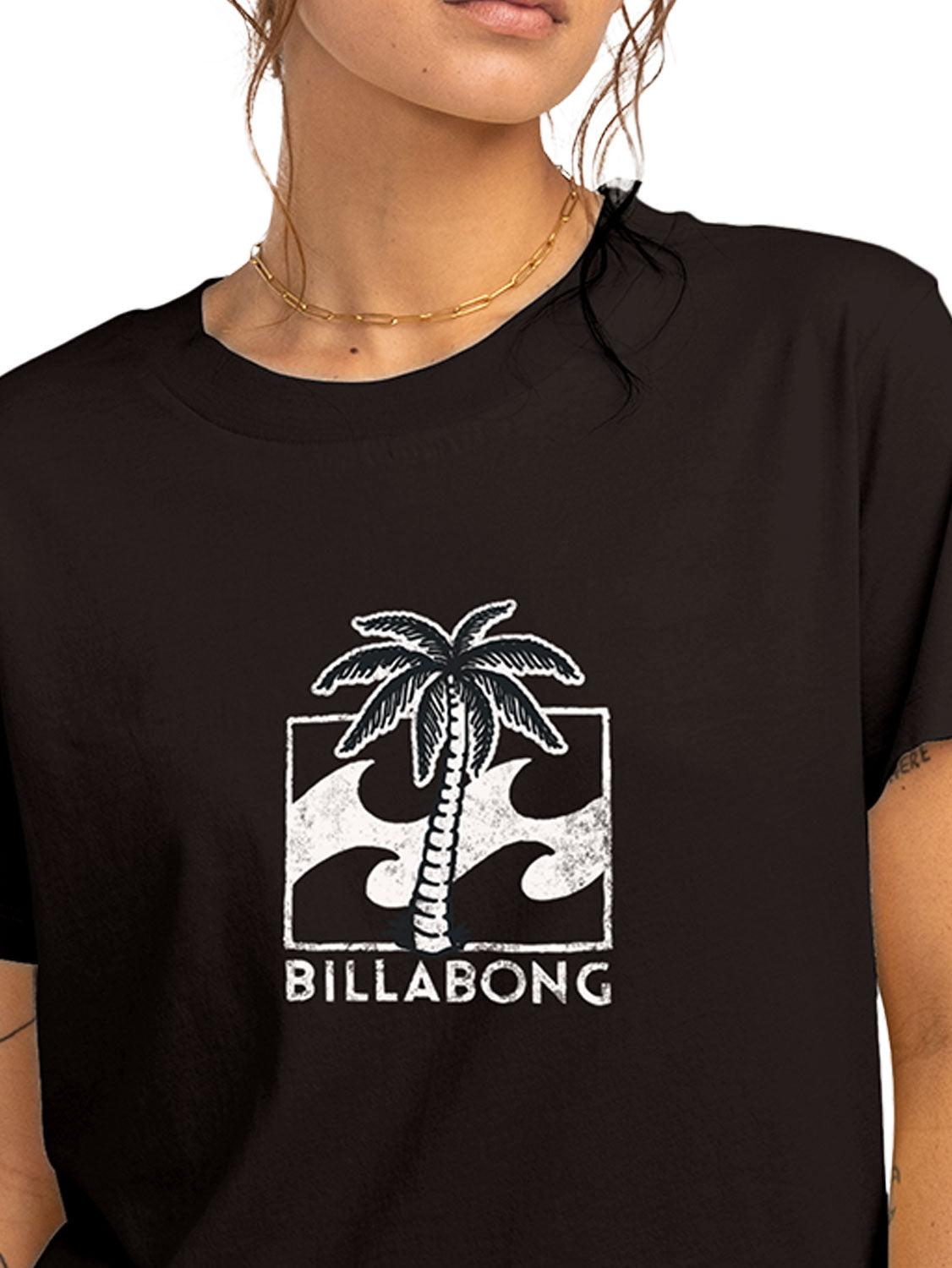 Billabong Ladies Waves And Palm T-Shirt