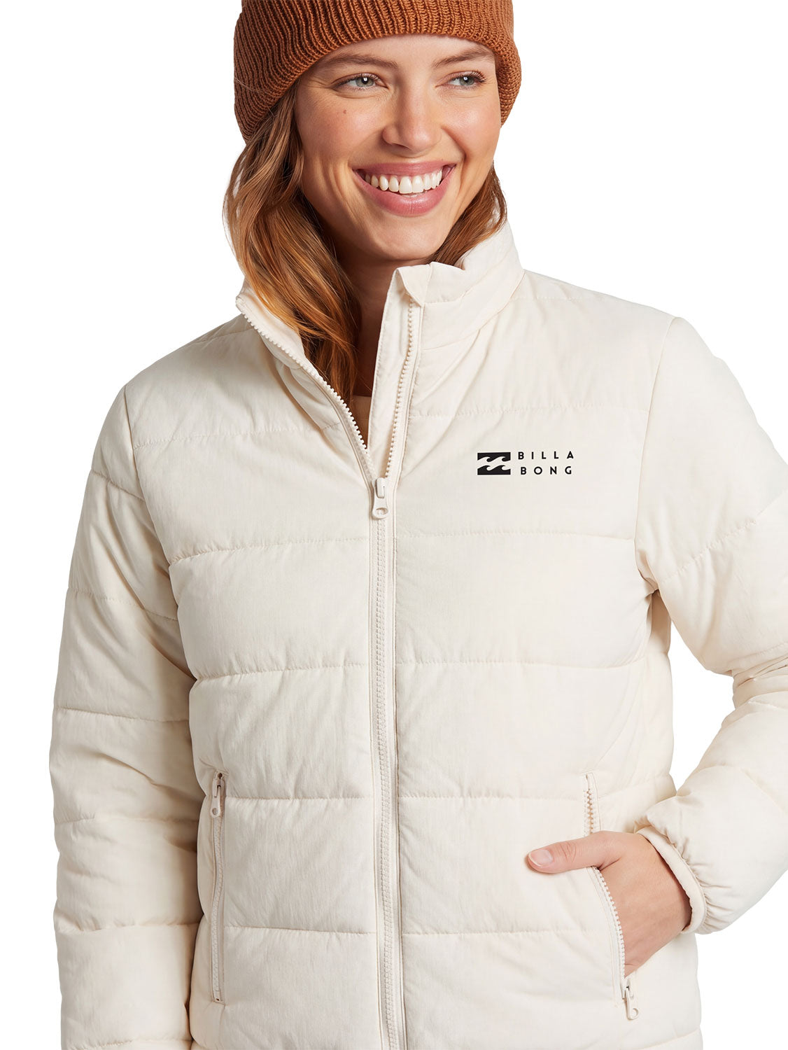 Billabong Ladies Full Zip Puffer Jacket