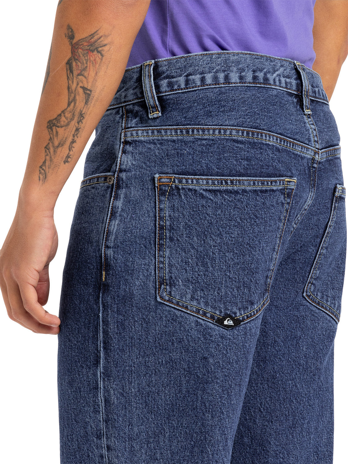 Quiksilver Men's Aqua Cult Aged Denim Pant
