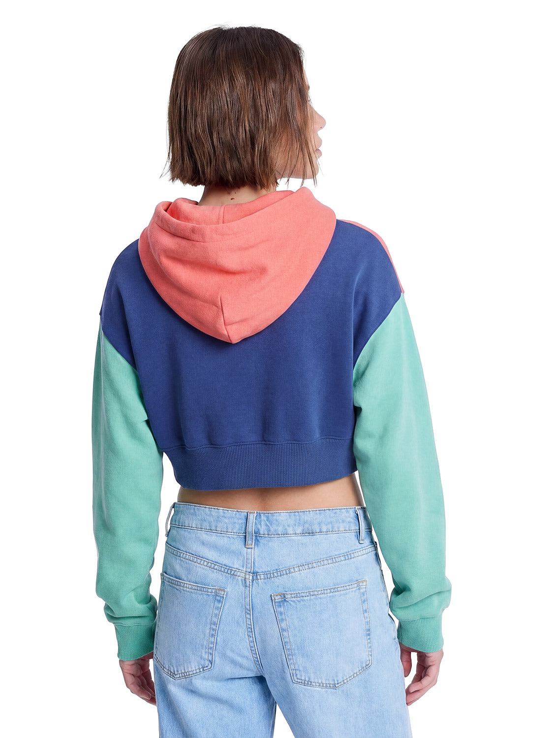 Roxy Ladies Heart Again Colour Block Hoodie