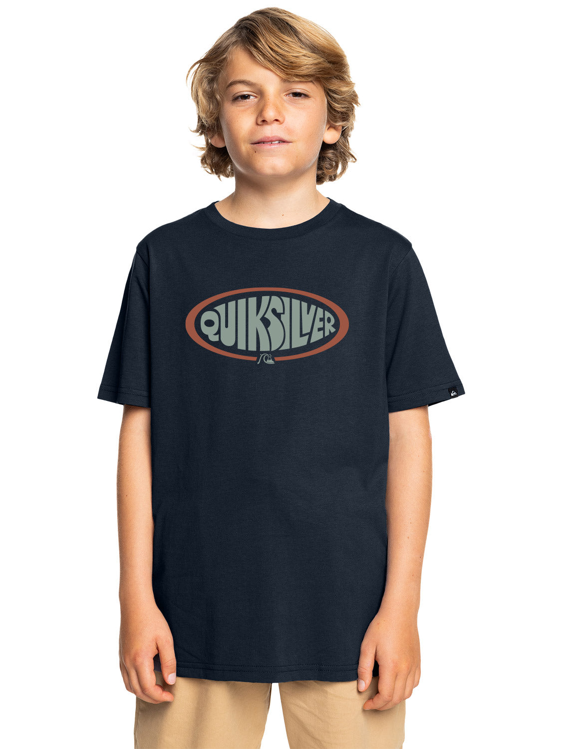 Quiksilver Boys Oval Script T-Shirt