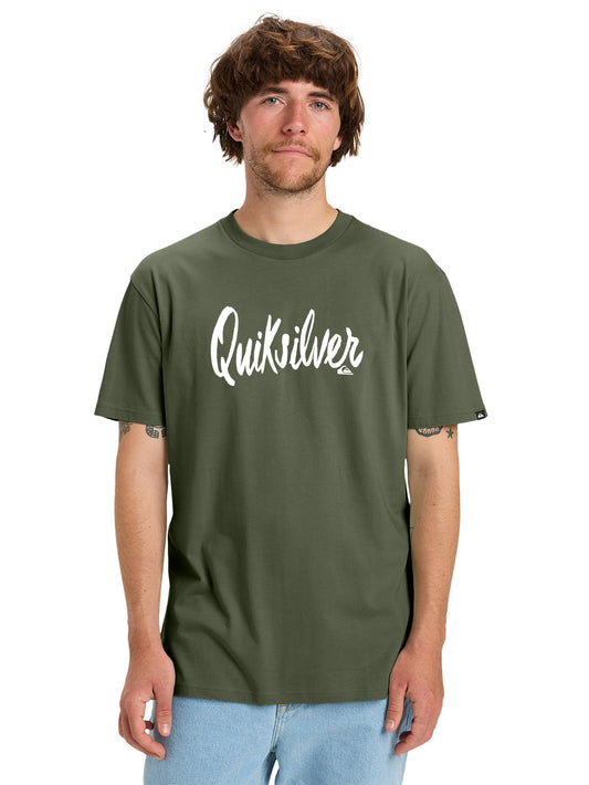 Quiksilver Men's Script T-Shirt