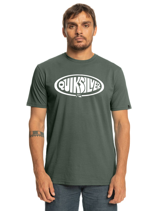 Quiksilver Men's Oval Script T-Shirt