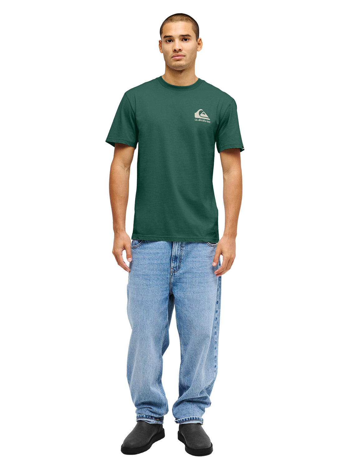 Quiksilver Men's Corp Logo Mini T-Shirt