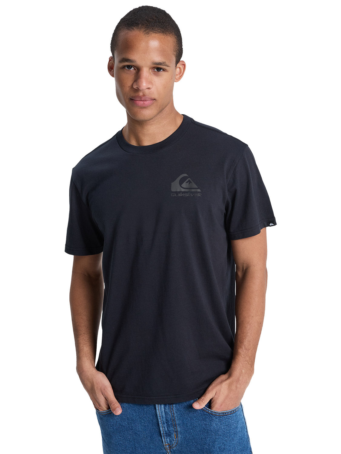 Quiksilver Men's Corp Logo Mini T-Shirt