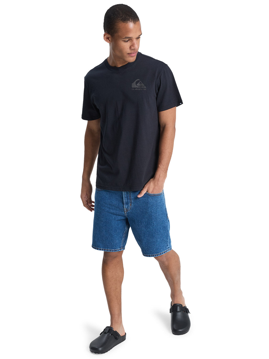 Quiksilver Men's Corp Logo Mini T-Shirt