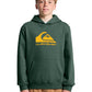 Quiksilver Boys Corp Logo Hooded Pullover