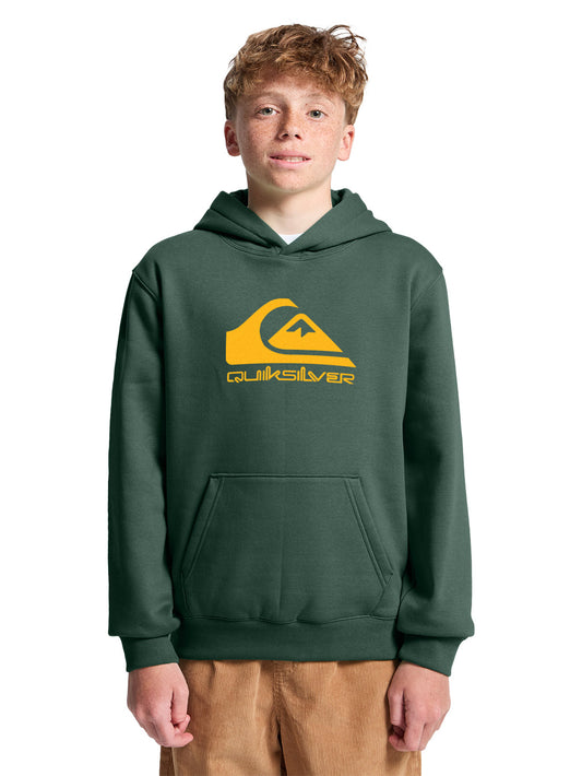 Quiksilver Boys Corp Logo Hooded Pullover