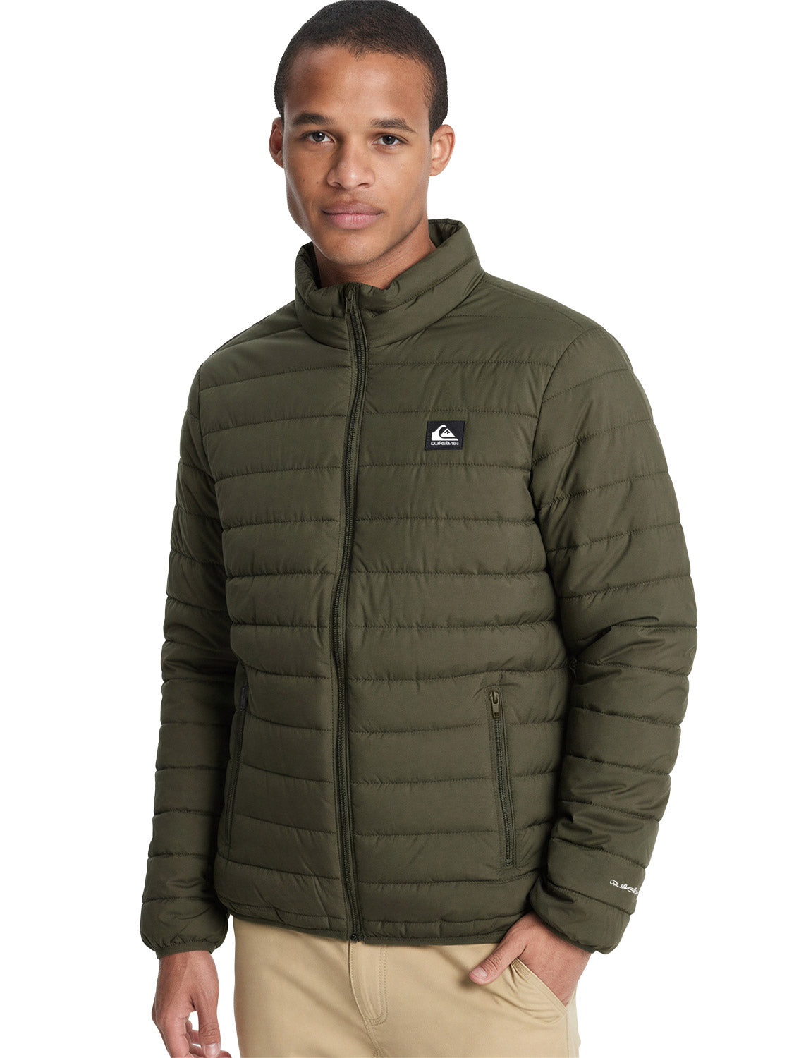 Quiksilver Men's Full Zip Puffer Jacket