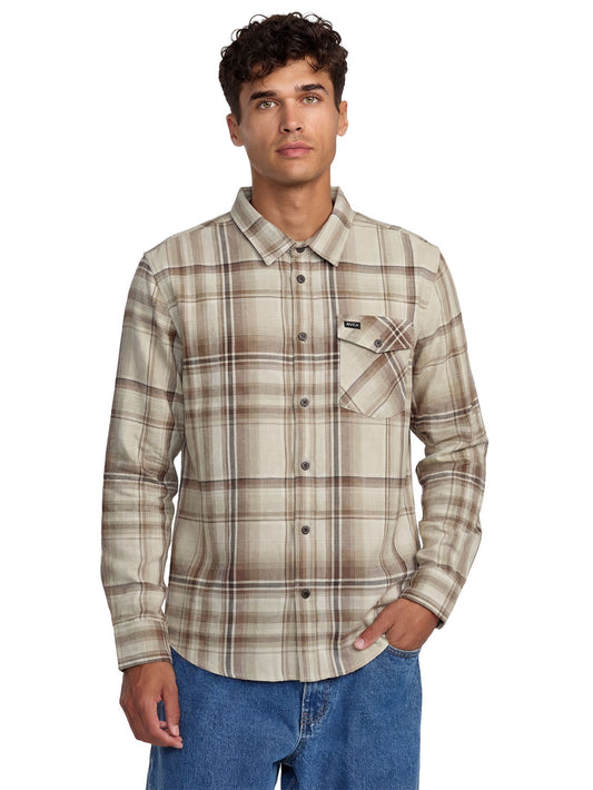 RVCA Men's Check It Out Flannel Shirt