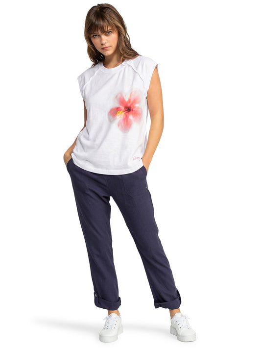 Roxy Ladies Hibiscus Sunset T-Shirt