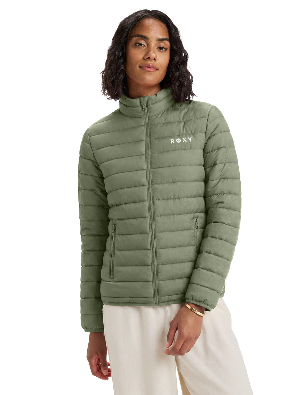 Roxy Ladies Full Zip Puffer Jacket
